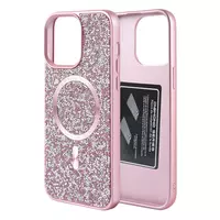 Swarovski Case with MagSafe iPhone 15 Pro Max — Pink