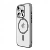 Rock Guard Series TPU Case with Magsafe iPhone 15 Pro Max — Titanium Grey