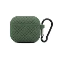 Airpods Pro 2 Case Fabric Pattern — Green