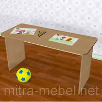 Стол для детского сада двухместный (1100*450*h)