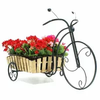 Кованая подставка для цветов Кантри "Велосипед большой 1"