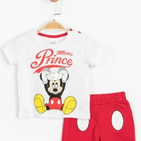 Костюм (футболка, шорты) Mickey Mouse 68-74 см (6-9 мес) Disney MC15597 Бело-красный 8691109782410