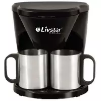 Кофеварка, капельная Livstar + 2 чашки (Нержавеющая Сталь) 650 Вт