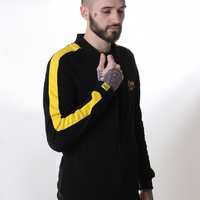 Олимпийка Custom Wear с лампасами Black/Yellow S