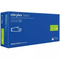 Перчатки нитриловые NITRYLEX BASIC S / 100шт