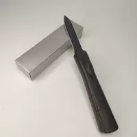 Нож выкидной фронтальный автоматический черный 20.5 см