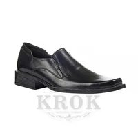 Туфли мужские KROK кожанные на каблуке 42 черные 1-221R