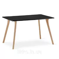 Стол кухонный 120×80 см черный MONTI_3487