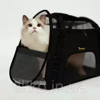Транспортер сумка для собаки / кота Purlov черный 20940