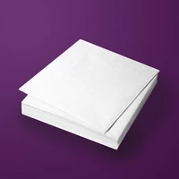 Салфетки бумажные NL542 "Papero" 1\4 2сл. 330*330мм, 200шт белые (1шт\8шт)