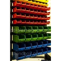 Cтеллаж для метизов с лотками ART15-78/контейнер ящик,стеллажи для магазина,торговые