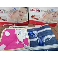 Электропростынь  electric blanket 150*120 в коробке яркие расцветки