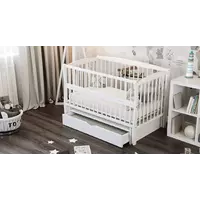 Ліжко дитяче Дубік-М Еліт біле з шухлядою