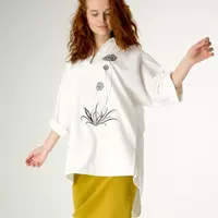 Тіарова блуза-туніка з великою вишивкою 230166, 56/58 (230166s5658)
