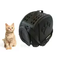 Переноска сумка транспортер для собак / кошек L черный AG644I
